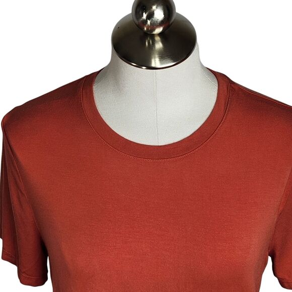 Knix Womens Size Large Modal Rib‎ T-Shirt Orange - Picture 2 of 7